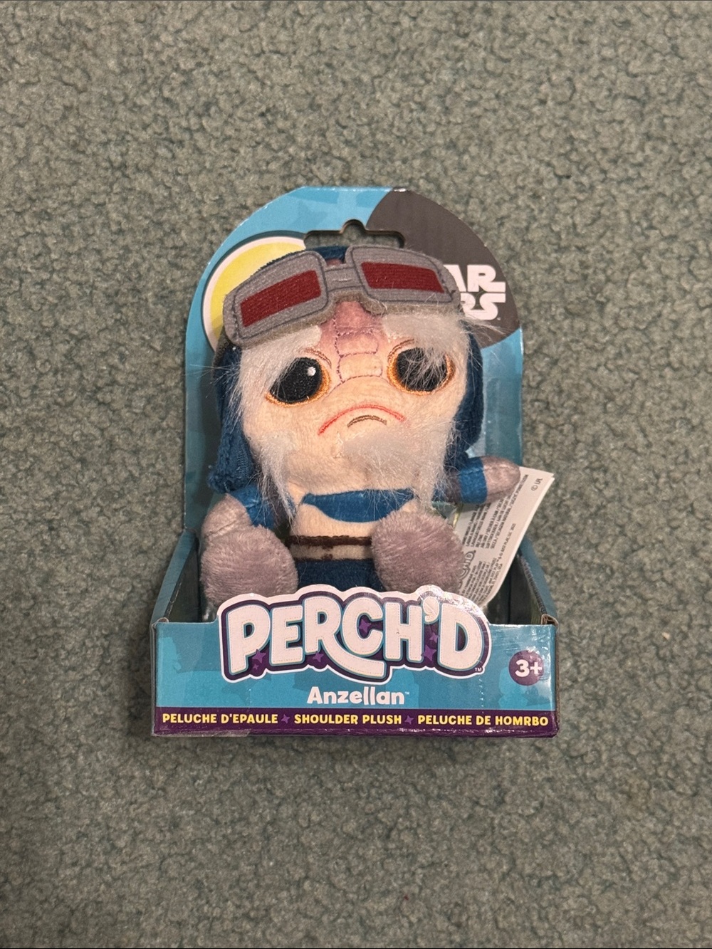 Star Wars Anzellan Perch'd Magnetic Shoulder Plush Grogu Movie